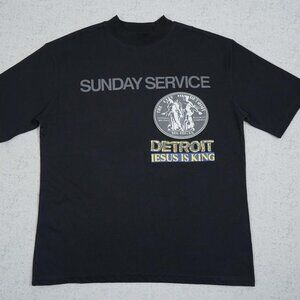 Kanye West Jesus Is King Sunday Servicedetroit Merch Tee